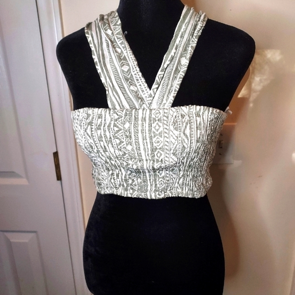 SALTY lemon halter top